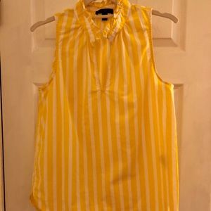 J. Crew Ruffle Neck Top